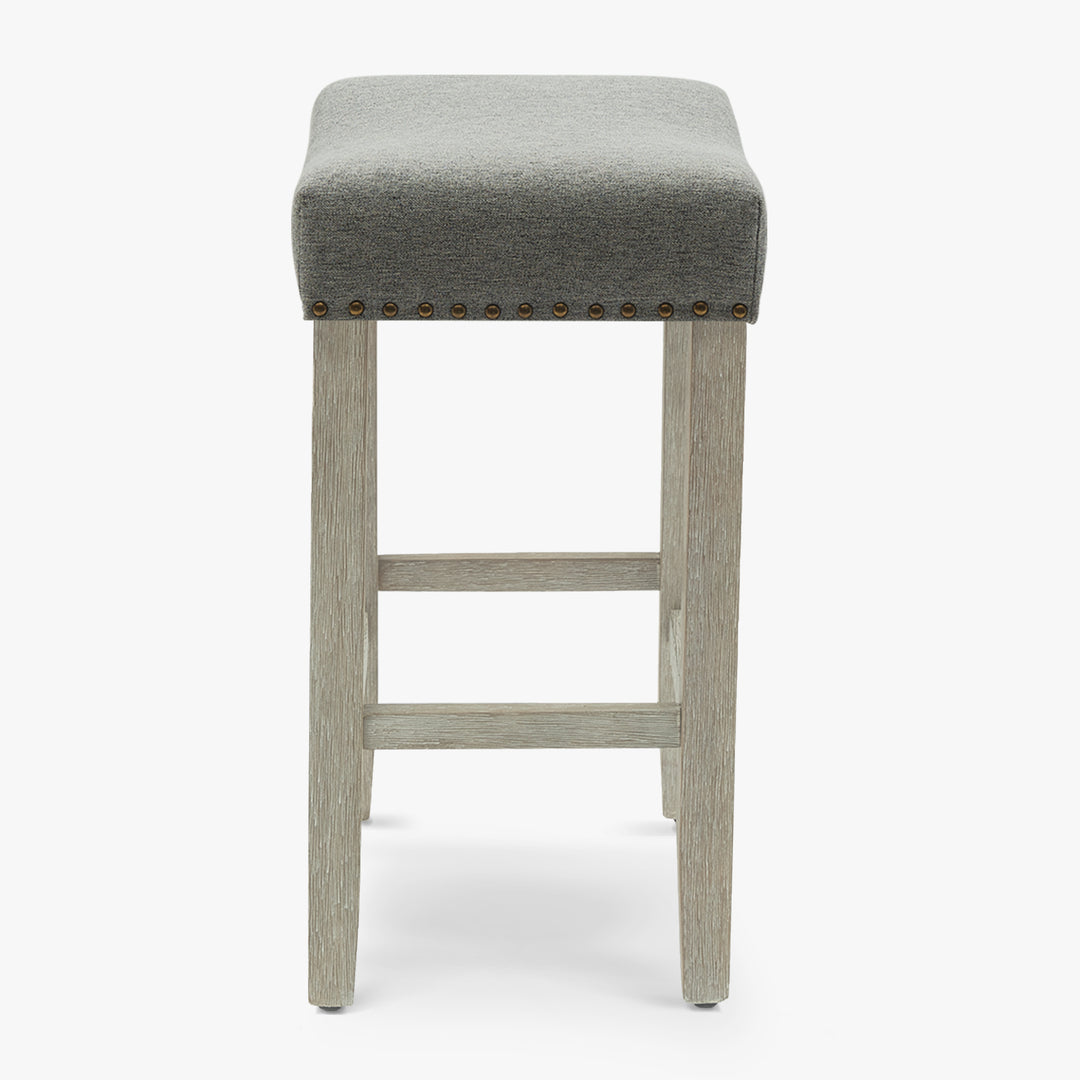Lenox 24" upholstered nail head bar counter stool