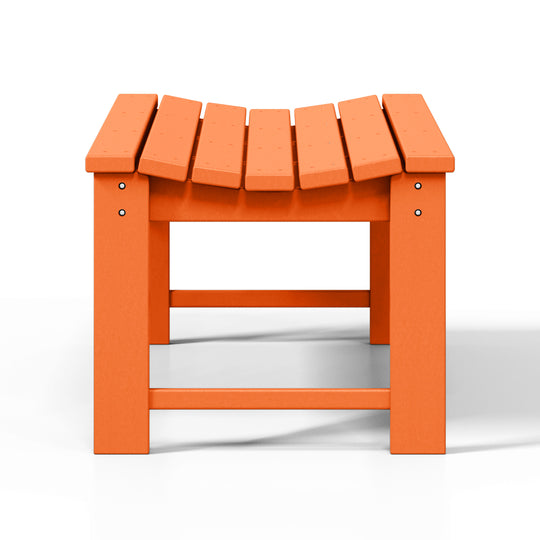 Malibu 48" length backless Poly Wood Outdoor / Garden bench