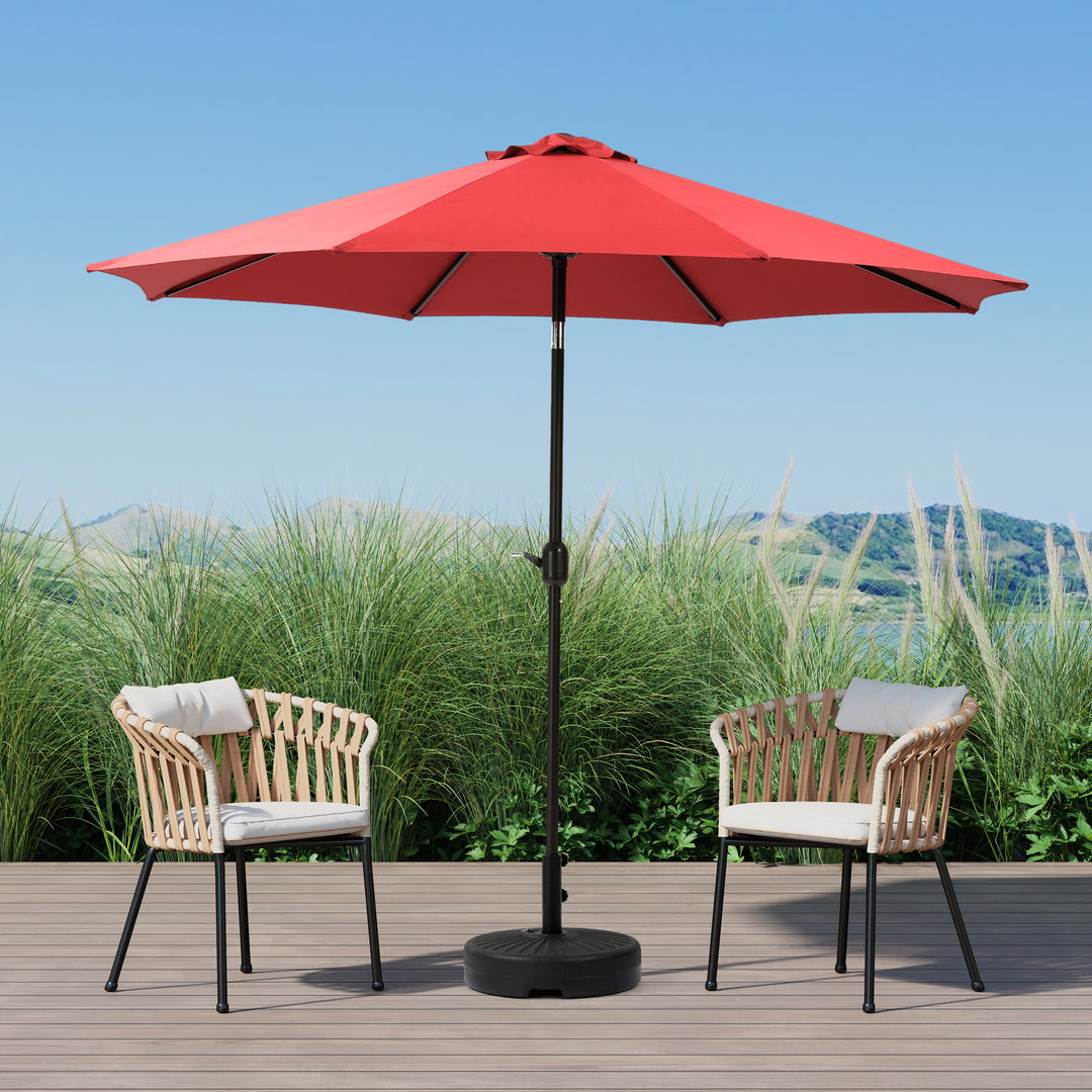 Paolo 9 ft. Patio Table Umbrella with tilt and crank features
