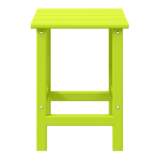 Malibu 14" square outdoor Side table for Adirondack chair