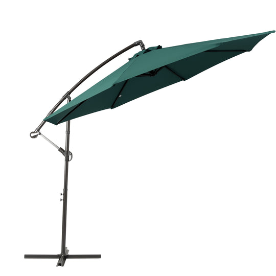 Julia 10 ft. Outdoor / Patio Cantilever Hanging Umbrella
