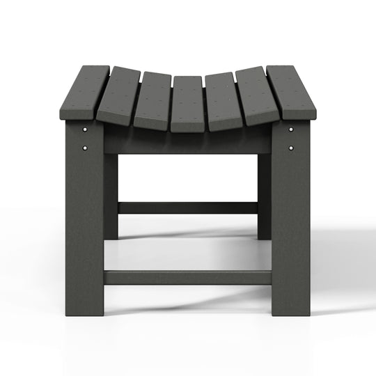 Malibu 48" length backless Poly Wood Outdoor / Garden bench