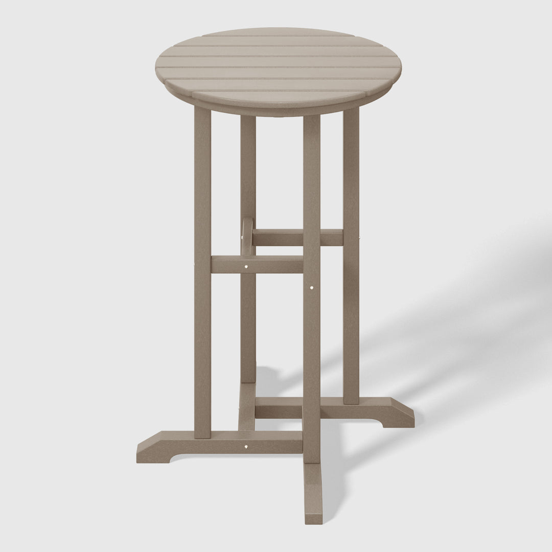 Malibu 37" Counter Height Round Outdoor Patio Bistro Bar Table