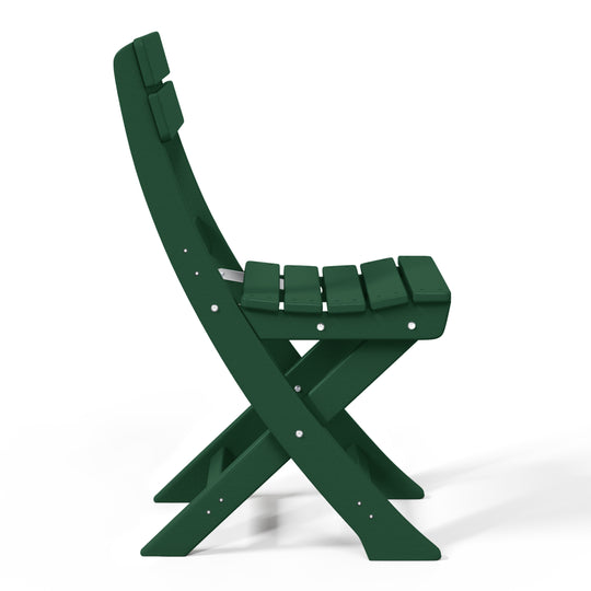 Malibu HDPE Outdoor Patio Modern Folding Dining Chair
