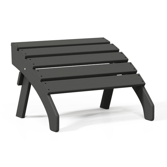 Dylan Outdoor Patio HDPE Adirondack Ottoman Footrest