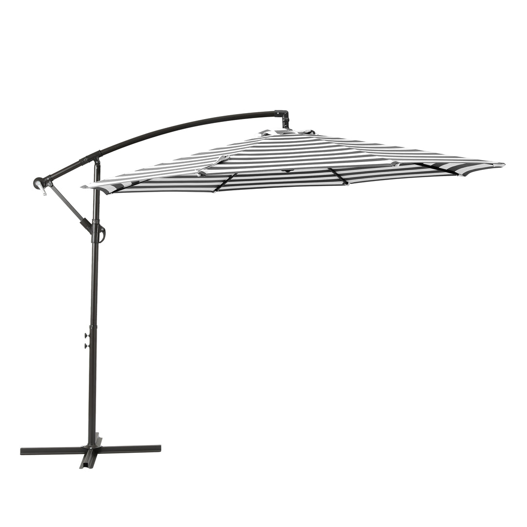 Julia 10 ft. Outdoor / Patio Cantilever Hanging Umbrella