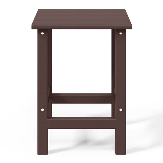 Malibu 14" square outdoor Side table for Adirondack chair