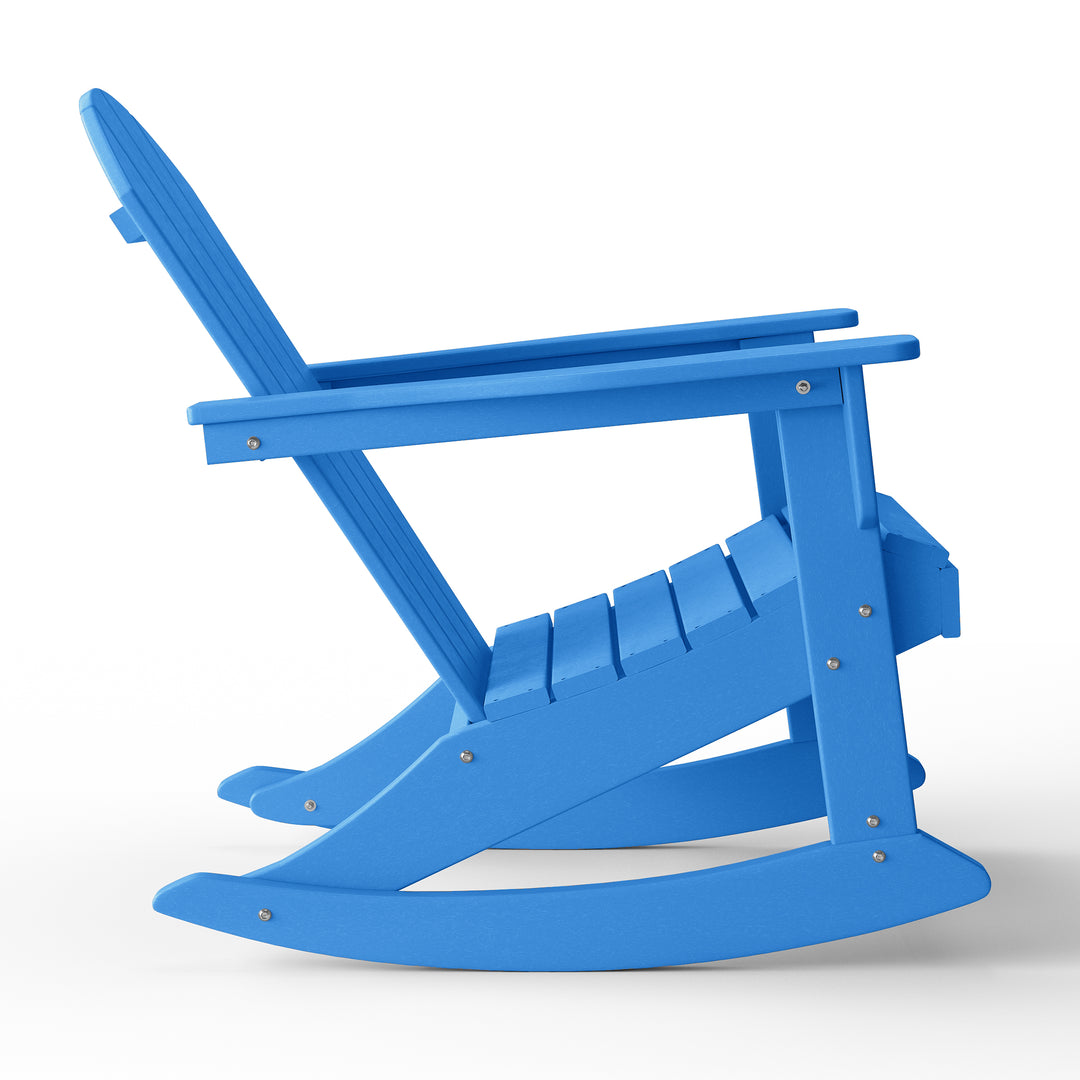 Malibu Outdoor / Patio Poly Adirondack rocking chair