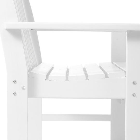 Malibu 3-Piece HDPE Outdoor Patio Furniture Couch and Coffee Table Set