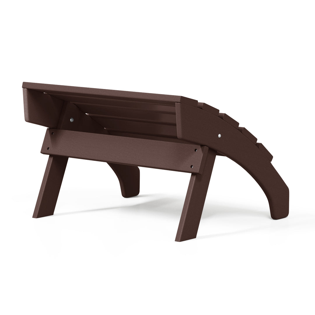 Dylan Outdoor Patio HDPE Adirondack Ottoman Footrest