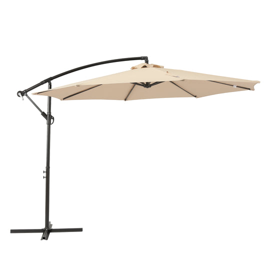 Julia 10 ft. Outdoor / Patio Cantilever Hanging Umbrella