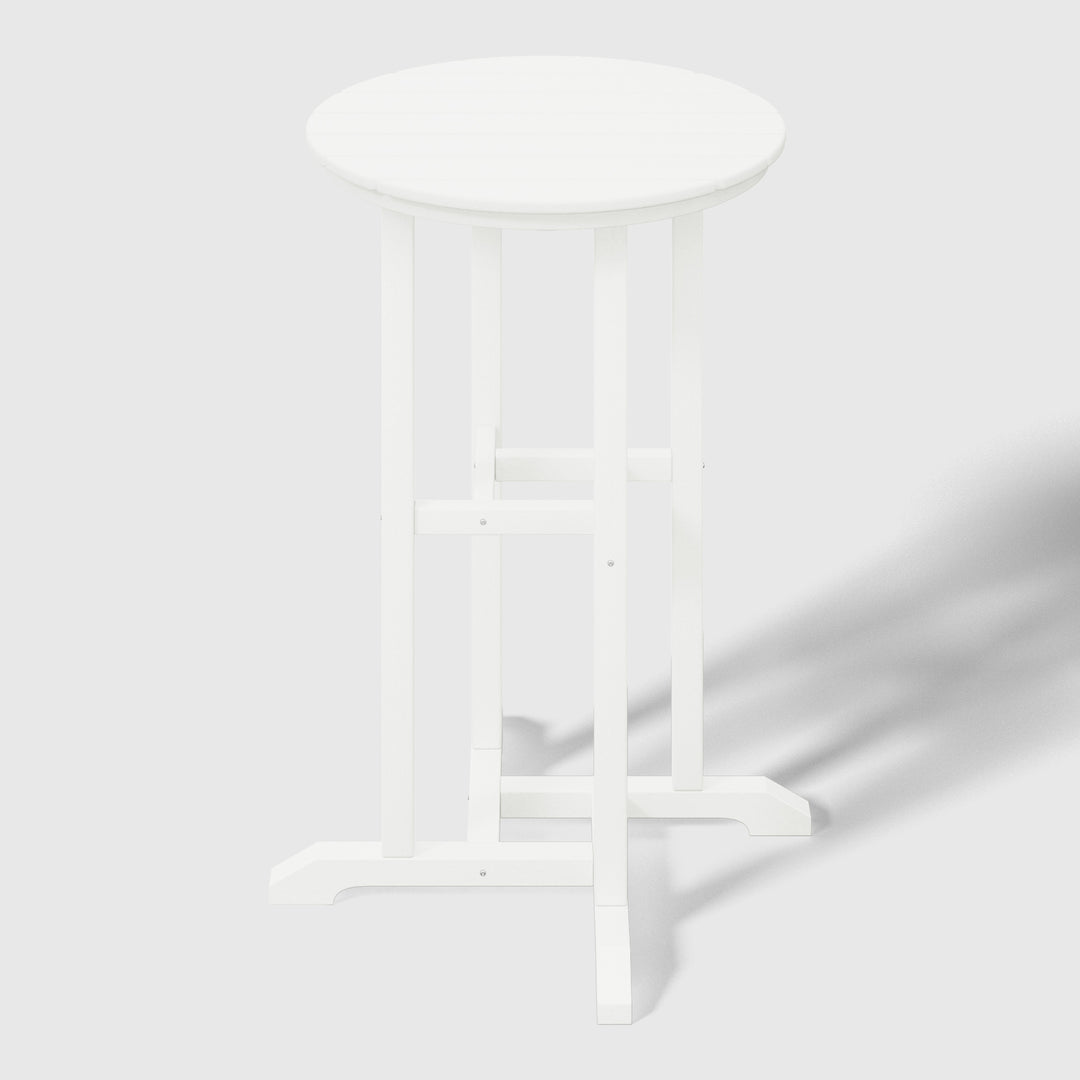 Malibu 37" Counter Height Round Outdoor Patio Bistro Bar Table