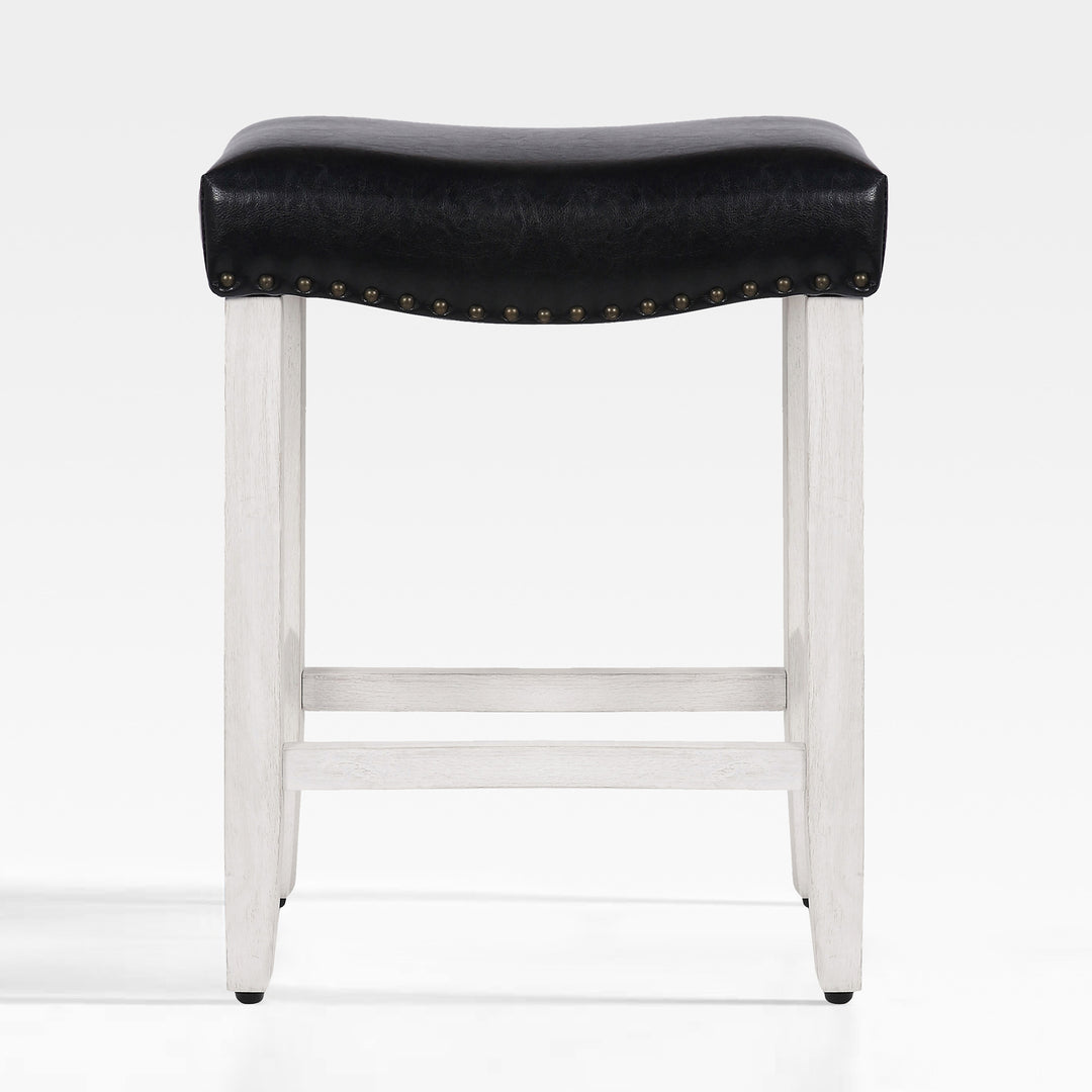 Lenox 24" upholstered nail head bar counter stool