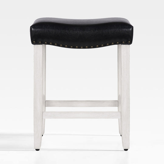 Lenox 24" upholstered nail head bar counter stool