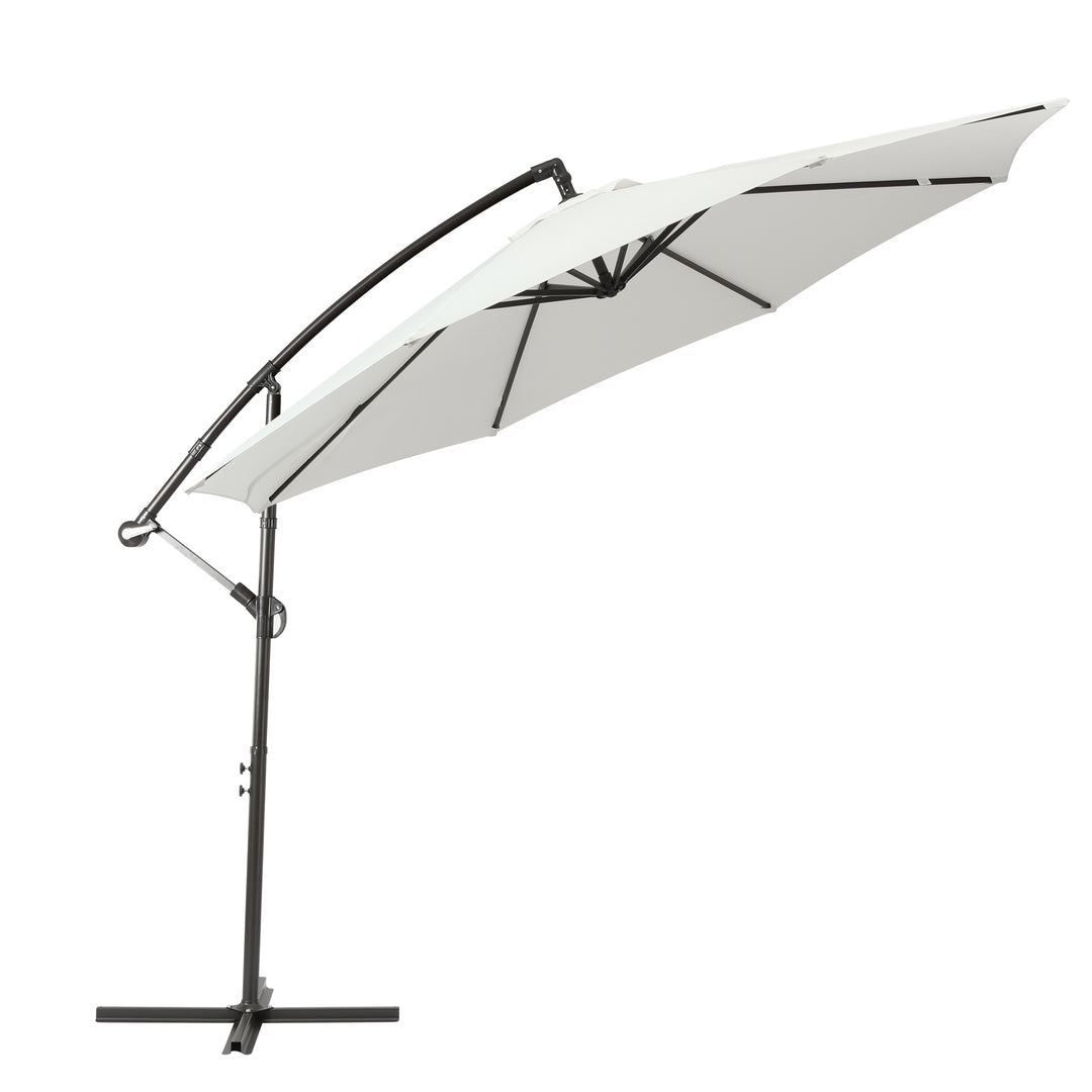 Julia 10 ft. Outdoor / Patio Cantilever Hanging Umbrella