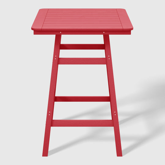 Malibu Square Outdoor Patio Bistro Bar Table With Umbrella Hole