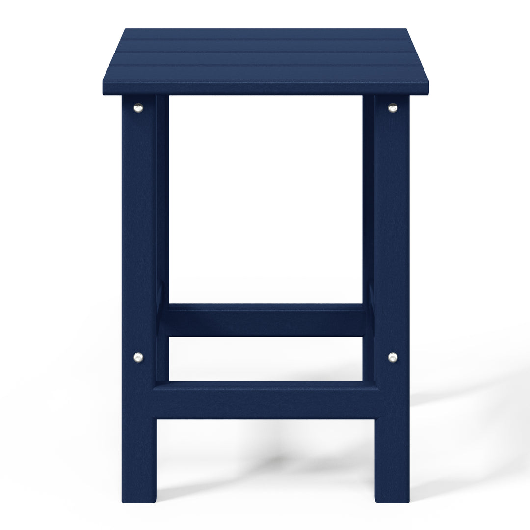 Malibu 14" square outdoor Side table for Adirondack chair