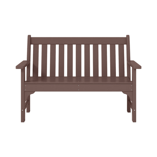 Malibu 3-Piece HDPE Outdoor Patio Furniture Couch and Coffee Table Set