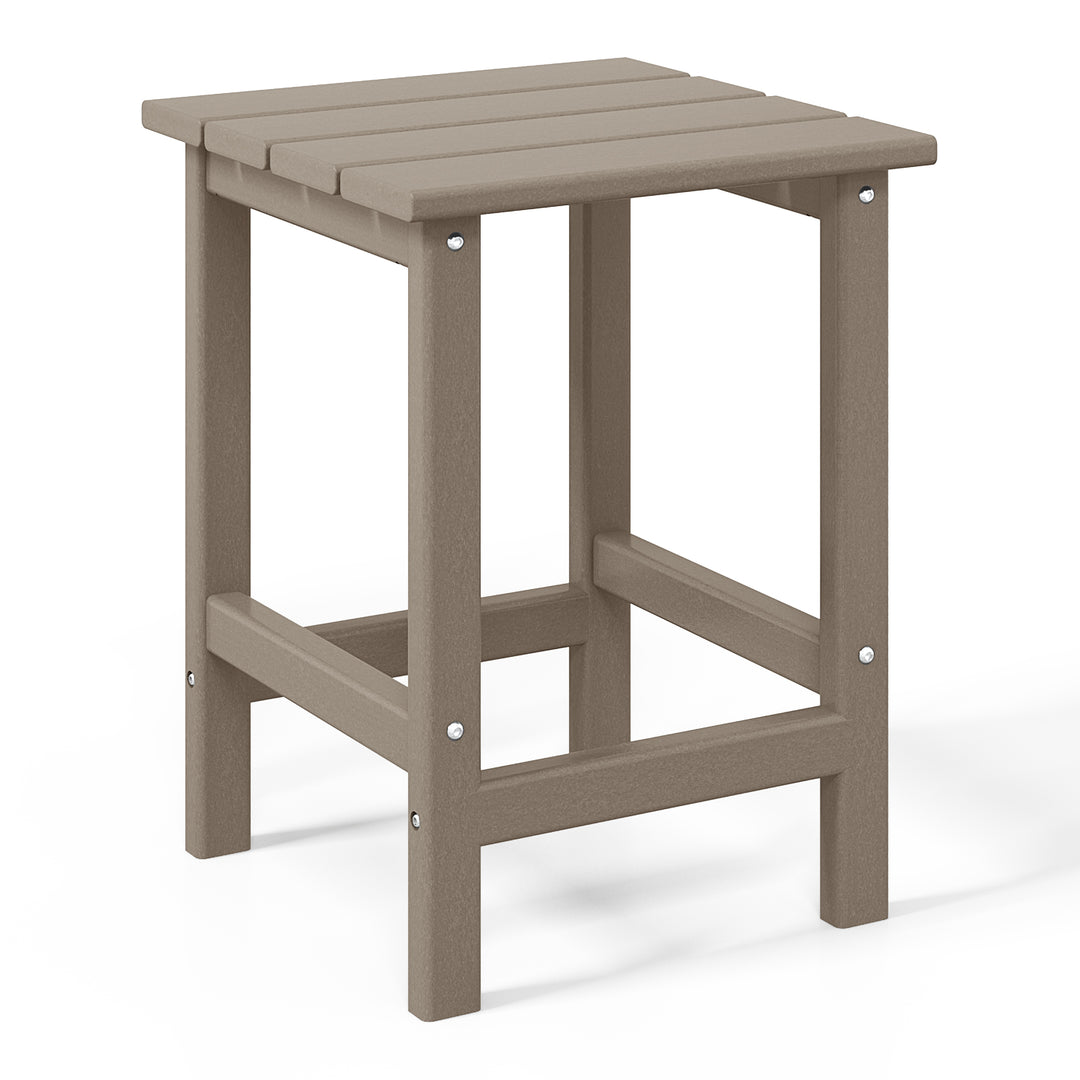 Malibu 14" square outdoor Side table for Adirondack chair