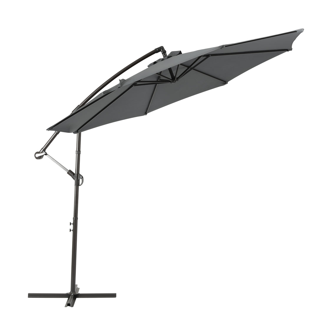 Julia 10 ft. Outdoor / Patio Cantilever Hanging Umbrella