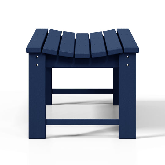 Malibu 48" length backless Poly Wood Outdoor / Garden bench