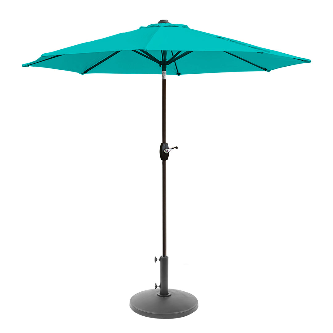 Paolo 9 ft. Patio Umbrella with Weight Base Kit