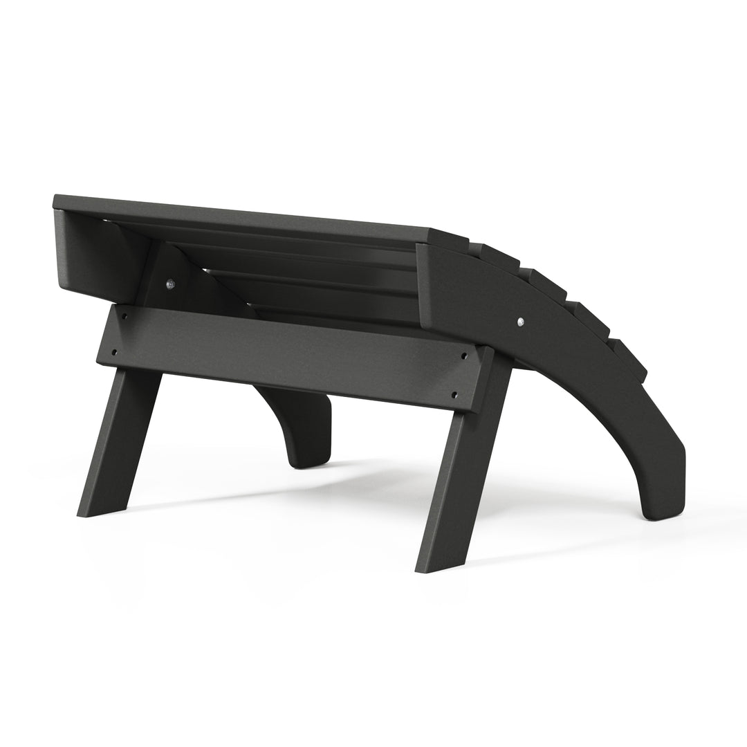 Dylan Outdoor Patio HDPE Adirondack Ottoman Footrest