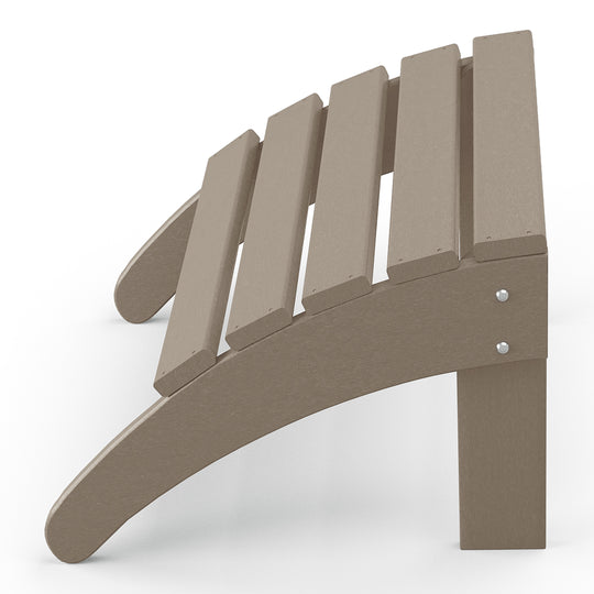 Malibu Outdoor folding ottoman for Adirondack chair