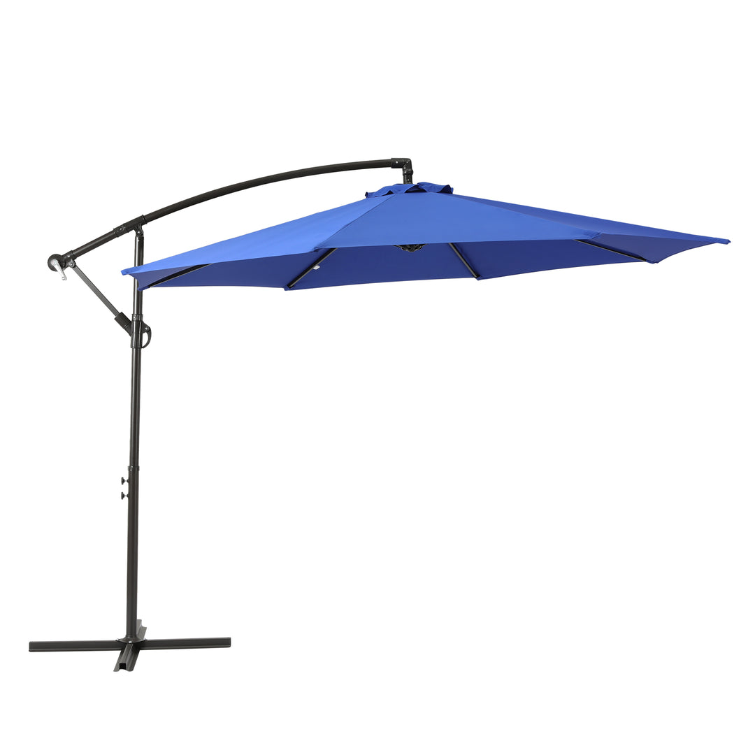 Julia 10 ft. Outdoor / Patio Cantilever Hanging Umbrella