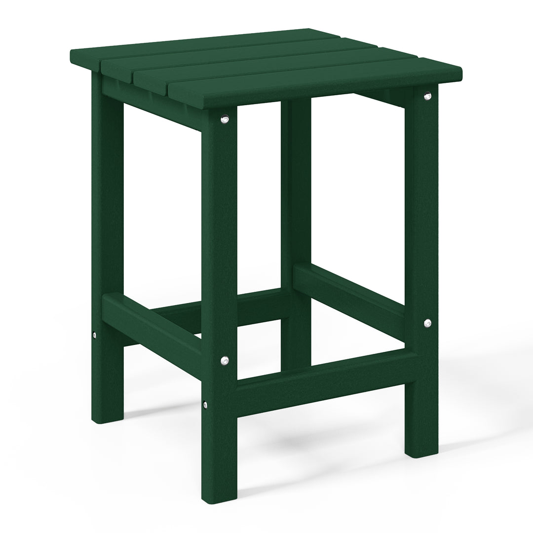 Malibu 14" square outdoor Side table for Adirondack chair
