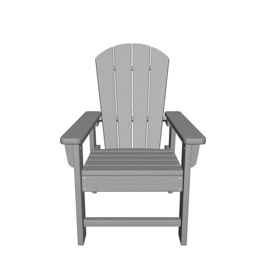 Malibu Kids Outdoor HDPE Adirondack Plastic Patio Chair