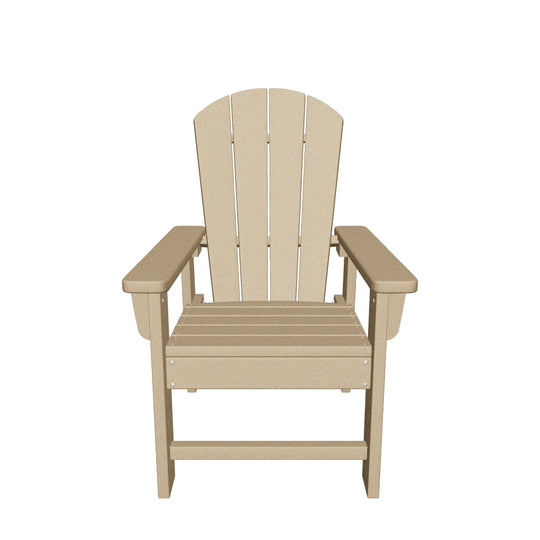 Malibu Kids Outdoor HDPE Adirondack Plastic Patio Chair