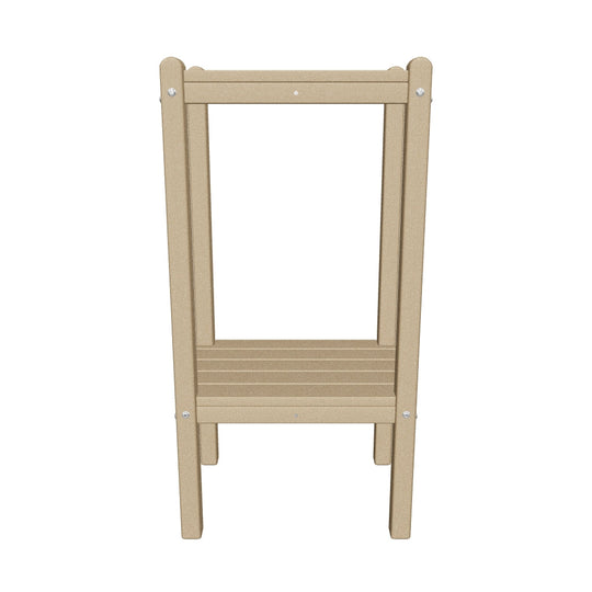 Malibu 36" Outdoor Adirondack HDPE 2-Tier Patio Side Table