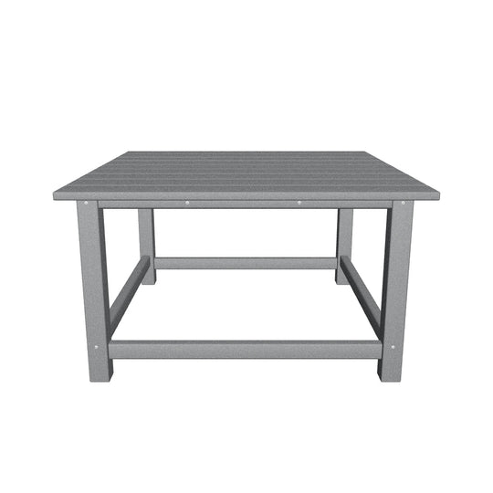 Malibu Low Outdoor HDPE Square Patio Coffee Table