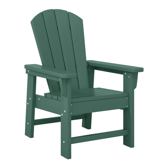 Malibu Kids Outdoor Adirondack Plastic Patio Chair (Set of 4)