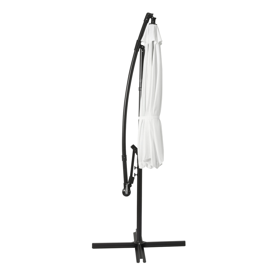 Julia 10 ft. Outdoor / Patio Cantilever Hanging Umbrella