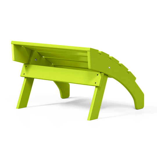 Dylan Outdoor Patio HDPE Adirondack Ottoman Footrest