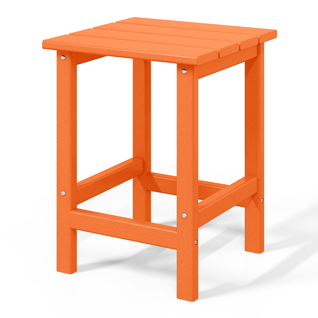 Malibu 14" square outdoor Side table for Adirondack chair