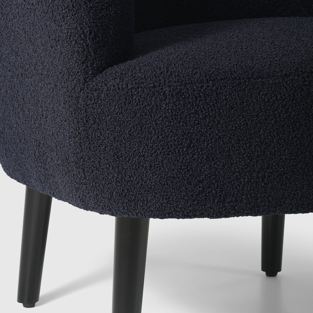 Alexandria 29" Wide Mid Century Modern Club Barrel Accent Armchair