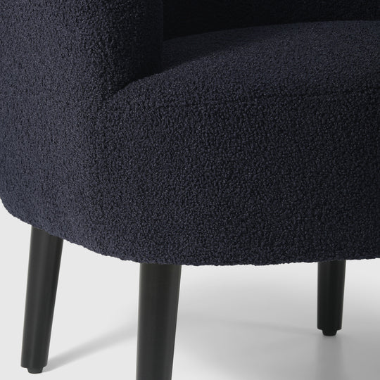 Alexandria 29" Wide Mid Century Modern Club Barrel Accent Armchair