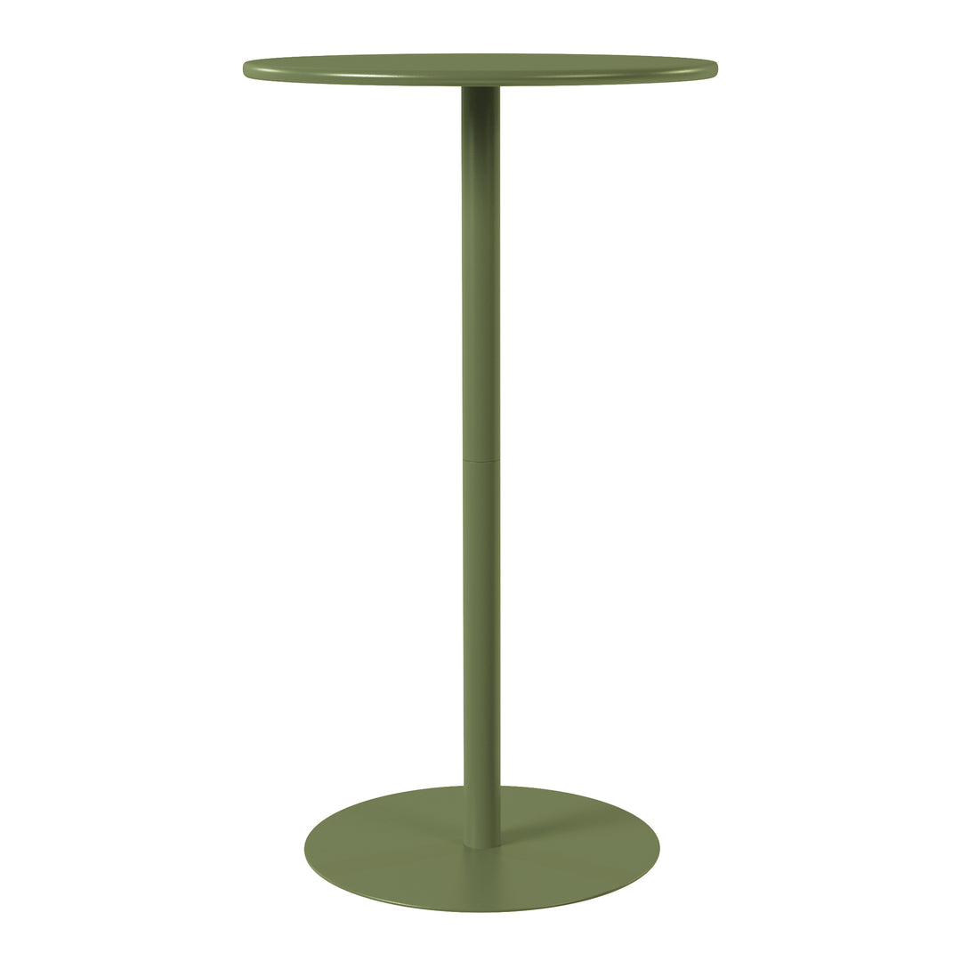 Playa 41.25" Adjustable Metal Round Bar Height Table