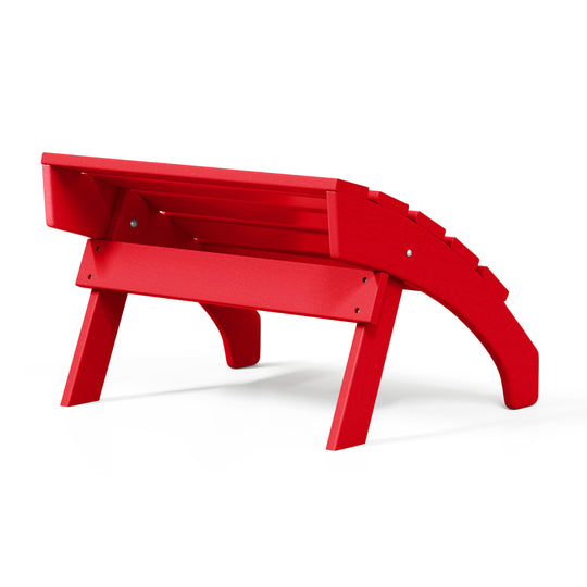 Dylan Outdoor Patio HDPE Adirondack Ottoman Footrest