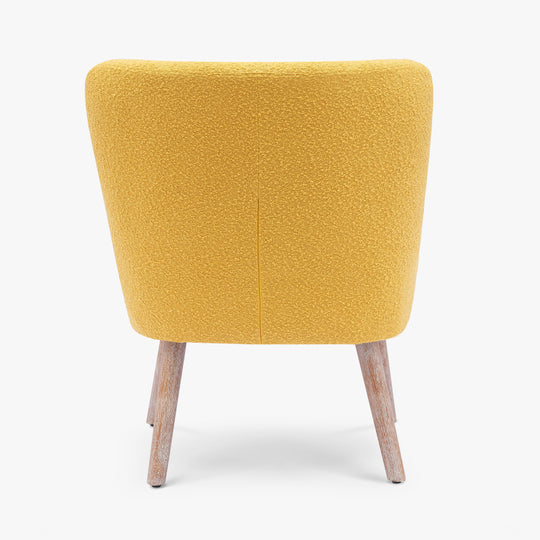 Genevieve 25" Wide Upholstered Boucle Accent Chairs (Set of 2)