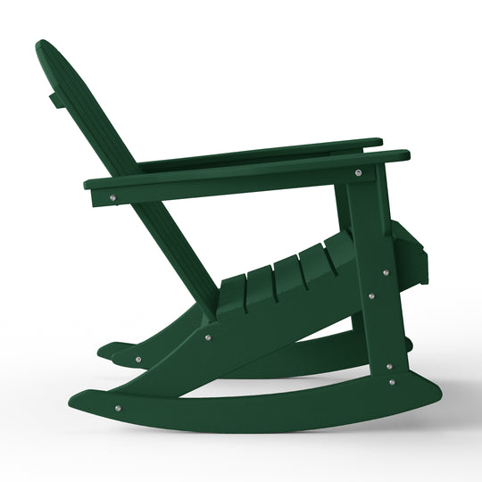 Malibu Outdoor / Patio Poly Adirondack rocking chair