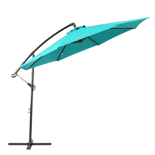 Julia 10 ft. Outdoor / Patio Cantilever Hanging Umbrella