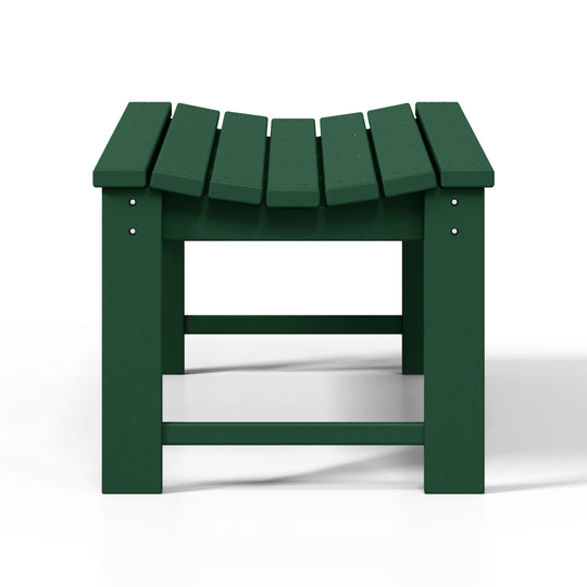 Malibu 48" length backless Poly Wood Outdoor / Garden bench