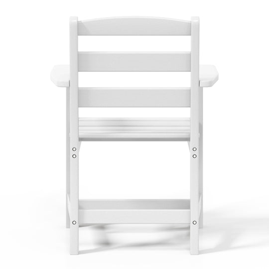 Ashore Outdoor HDPE Patio Classic Dining Arm Chair