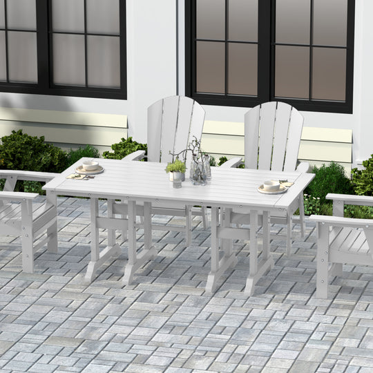 Malibu 71" Outdoor Patio Dining Table