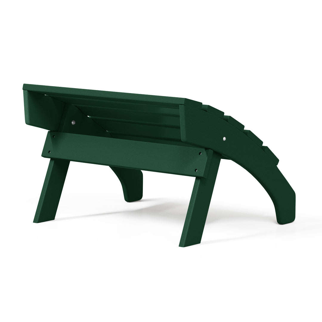 Dylan Outdoor Patio HDPE Adirondack Ottoman Footrest