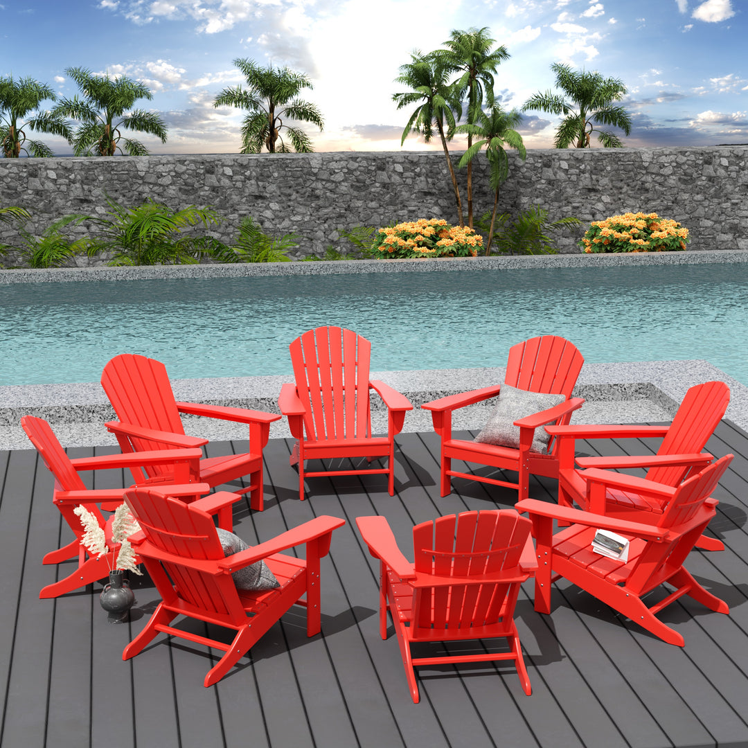Dylan Outdoor Adirondack Chair (Set of 8)